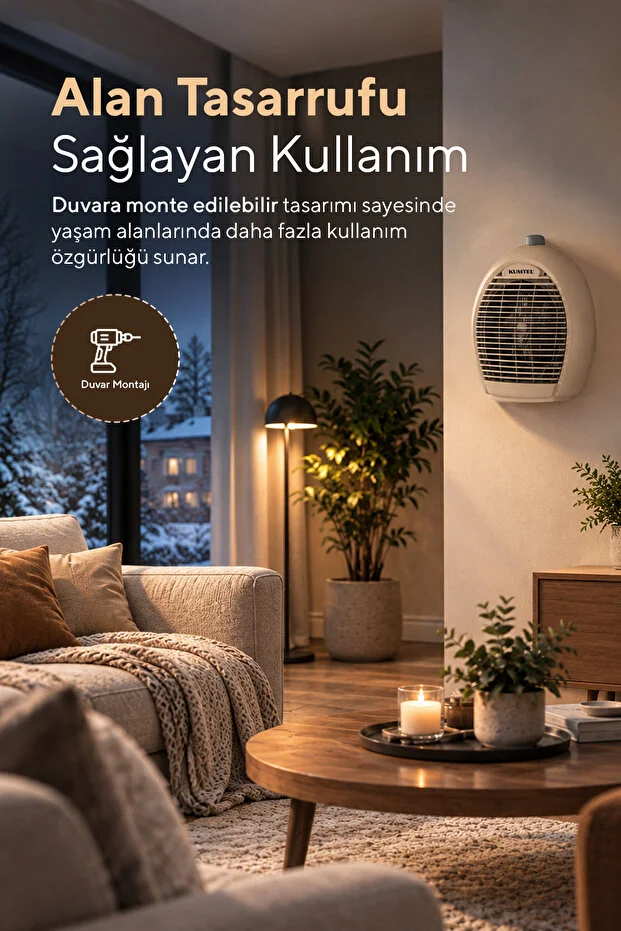 Fanlı Isıtıcı 2000 W LX-6331 Bej